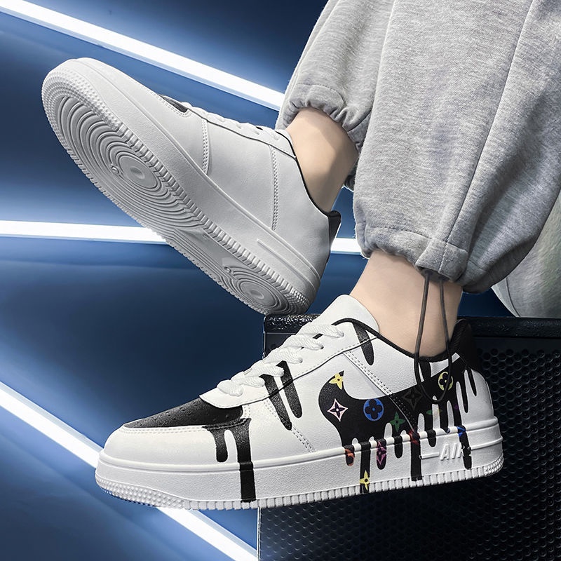 2023 Mới Của Nam Giới Màu Trắng Thoải Mái Nhẹ Nhàng Thời Trang Chống Mài Mòn Giày Trượt Ván