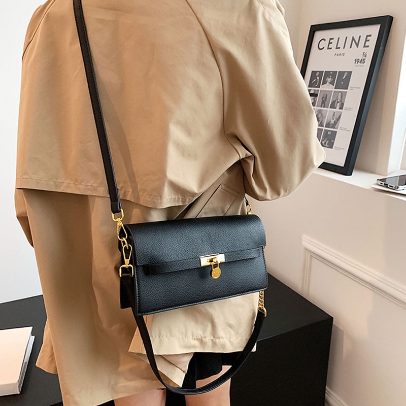 Túi đeo vai IELGY dáng vuông nhỏ thời trang cao cấp cho nữ