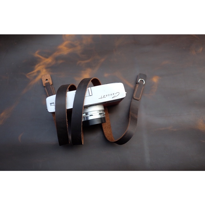 [ DÂY ĐEO MÁY ẢNH DA THẬT ]