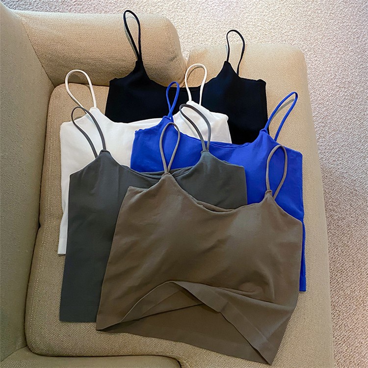 Áo Bra Cotton 2 Dây Đệm Su Mút Mỏng Không Gọng Siêu Co Giãn Bốn Chiều ELSA BRA - 1860