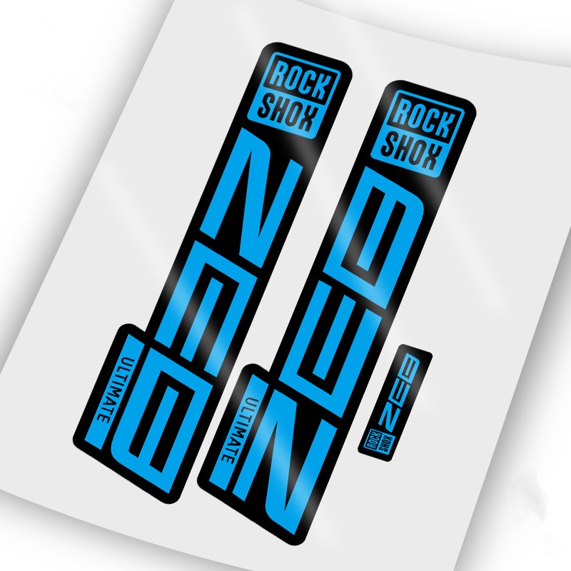 Miếng Dán Trang Trí Phuộc Trước Cho Xe Đạp Leo Núi Rockshox ZEB ULTIMATE 2021