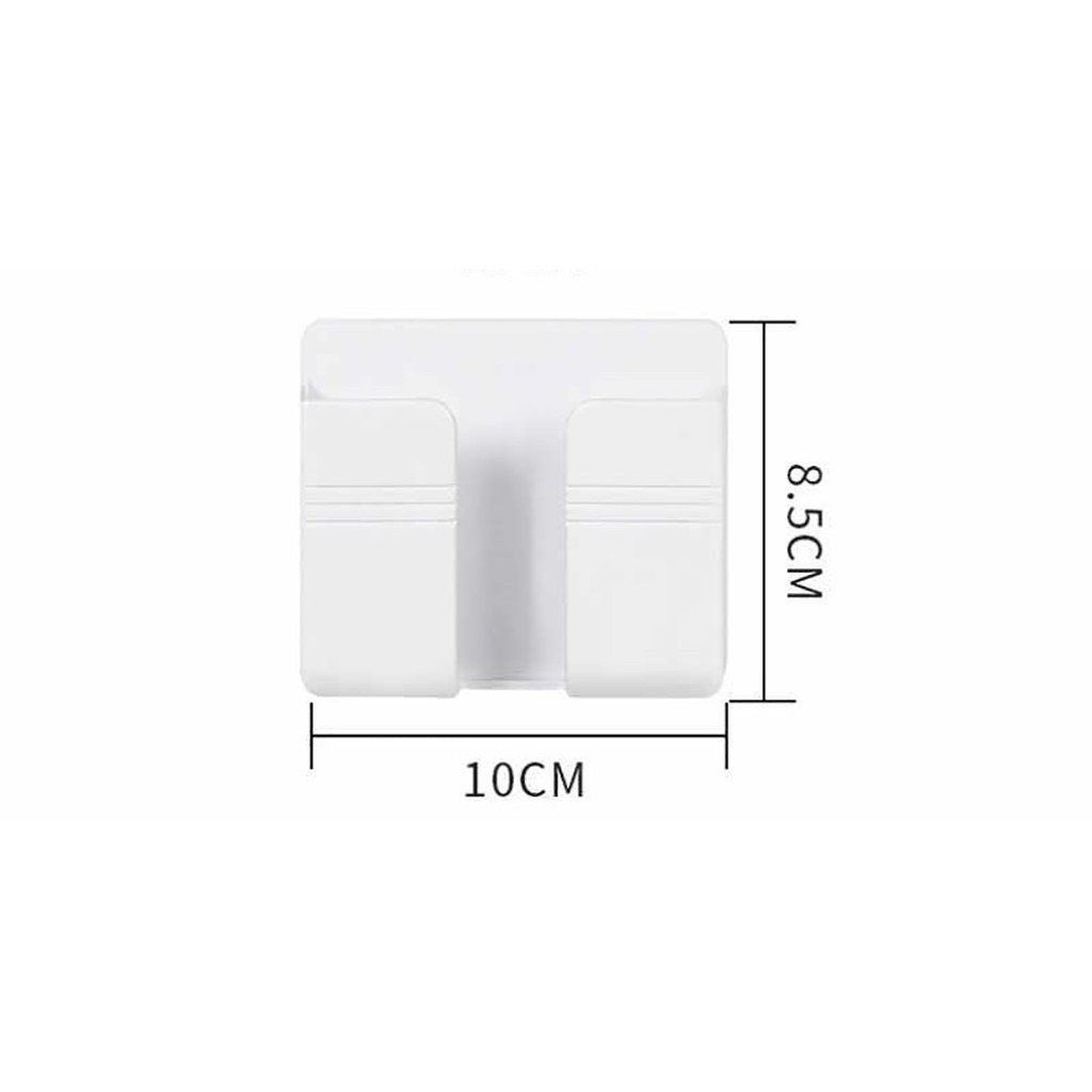 Hộp Đựng Điện Thoại-Remote Dán Tường Có Lỗ Cắm Xạc Tiện Lợi | BigBuy360 - bigbuy360.vn