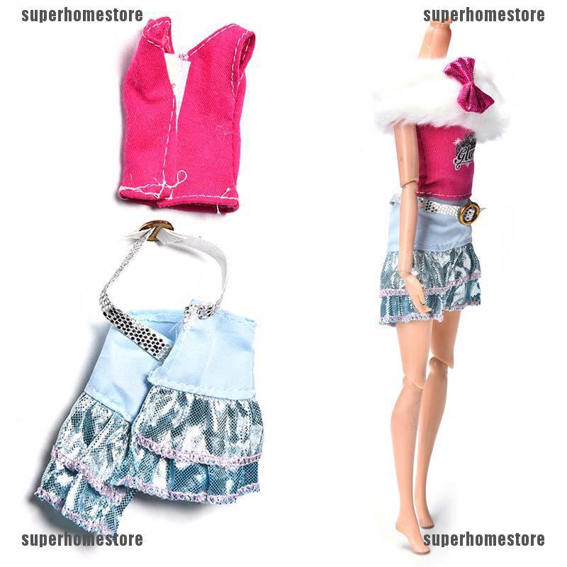 Set 3 Món Đồ Thời Trang Xinh Xắn Cho Búp Bê Barbie