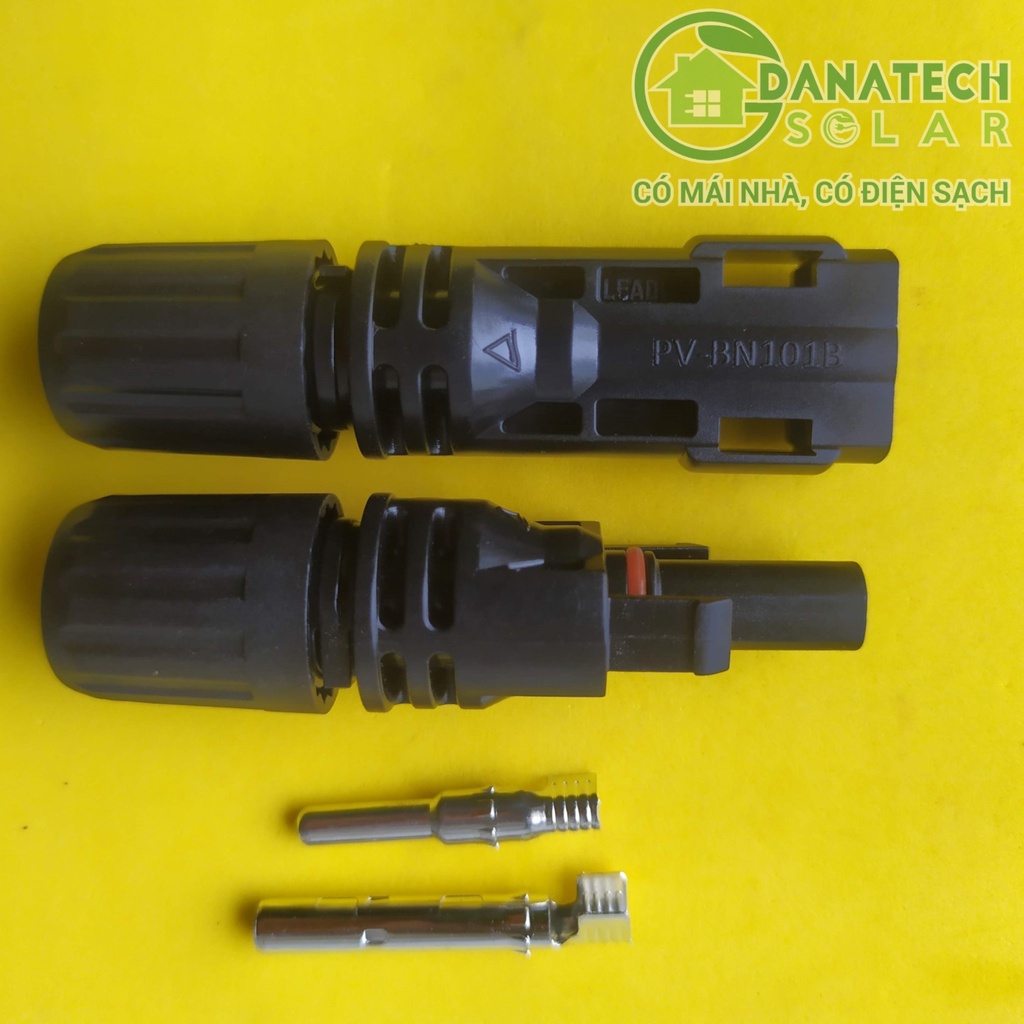 Đầu nối - Jack MC4 Leader 1500VDC cao cấp kết nối tấm pin năng lượng mặt trời