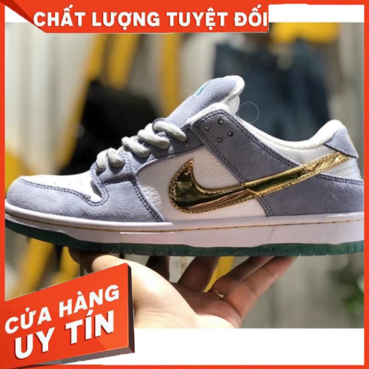 🔥Hottrend- Freeship🔥Giày thể thao sneaker Jordan SB Bông tuyết dunk low sean cliver vàng full box. SB bông tuyết. - Hà