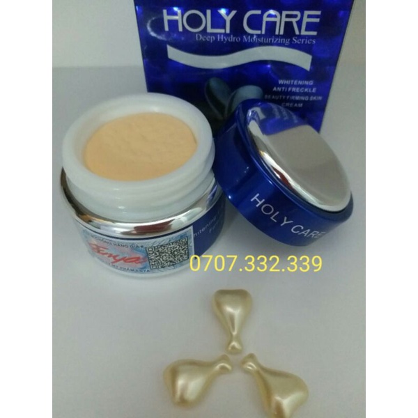 Kem Holy Care Xanh Dương Tráng Da Mờ Nám