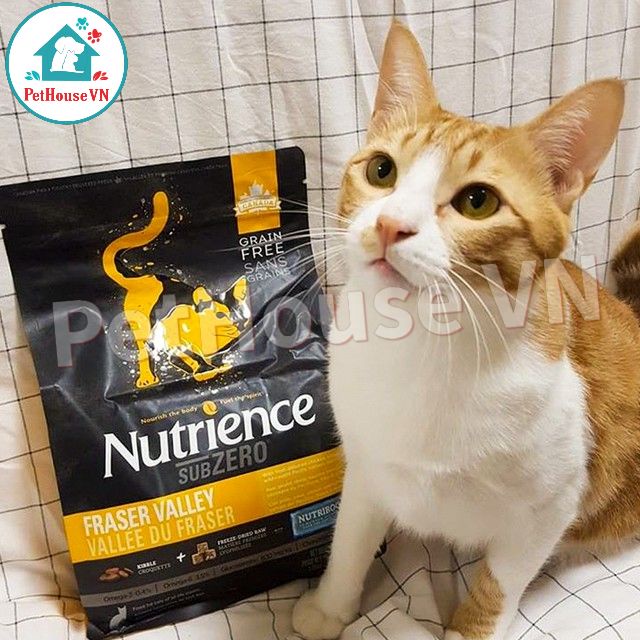 NUTRIENCE SUBZERO CAT - Túi 500G Thức Ăn Hạt Cho Mèo Vị Cá Biển & Rau Củ Quả Hàng Chính Hãng