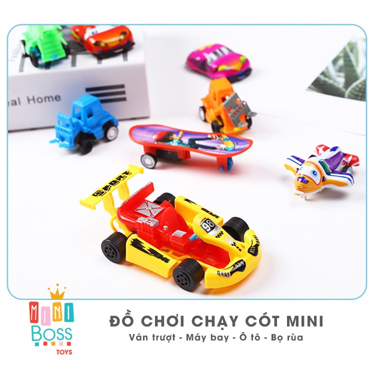 Đồ chơi bánh đà mini cho bé nhiều hình ngộ nghĩnh | Máy bay, ô tô đồ chơi tí hon cho bé