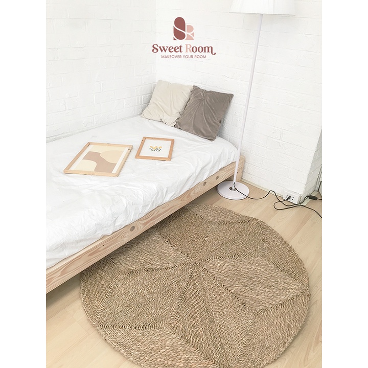 Thảm cói ngôi sao decor, trang trí nhà cửa