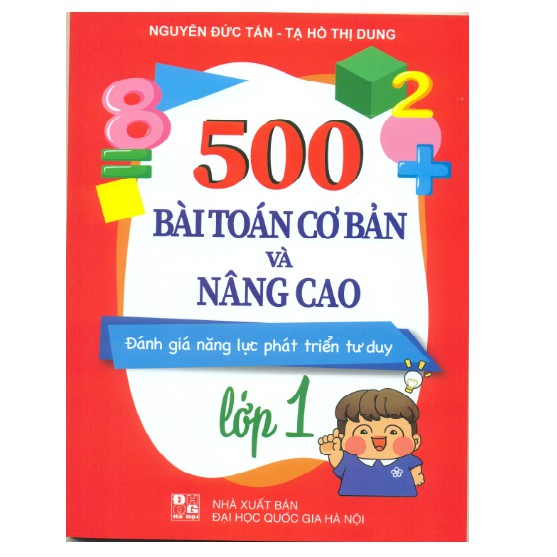 Sách - 500 bài toán cơ bản và nâng cao lớp 1