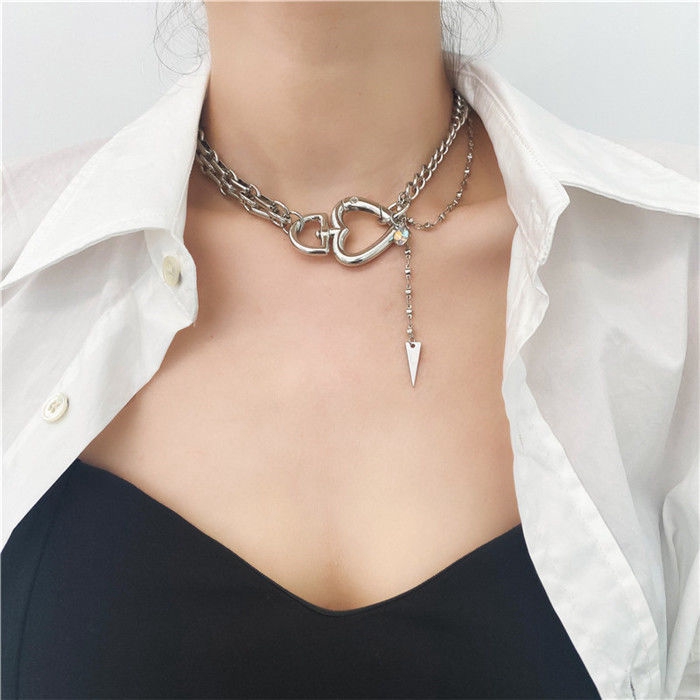 Dây Chuyền Mặt Trái Tim Xinh Xắn Cho Nữ