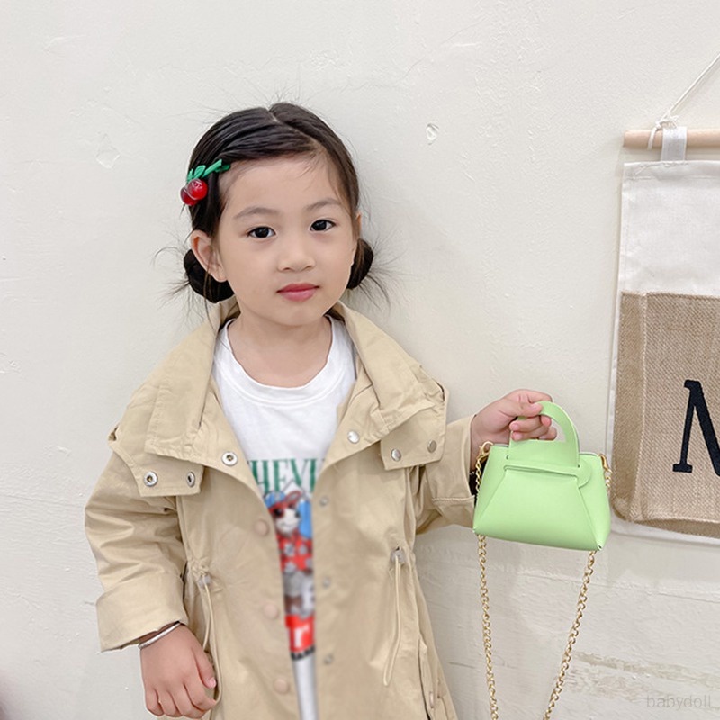 Túi Xách Đeo Vai Màu Sắc Thời Trang Mùa Thu Cho Bé