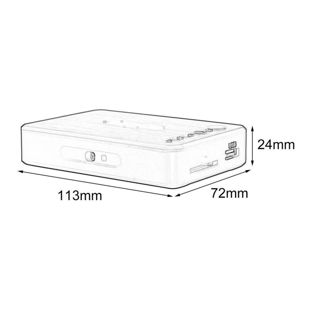 Đầu Chuyển Đổi Đa Phương Tiện Full 1080p Hdmi-Compatible Vga Av Usb Mini H7 | BigBuy360 - bigbuy360.vn