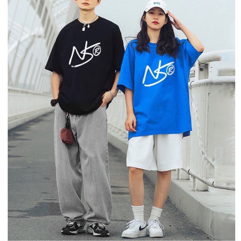 Áo thun phông nam nữ PINK tay lỡ form rộng NS Unisex