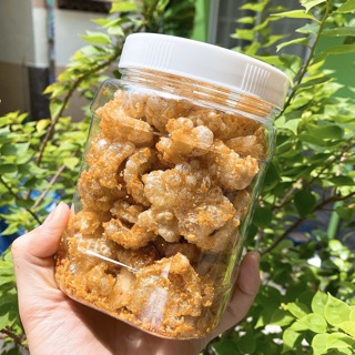 [Hộp 180-200gr] Da Heo sấy giòn Xốc Mắm Tỏi