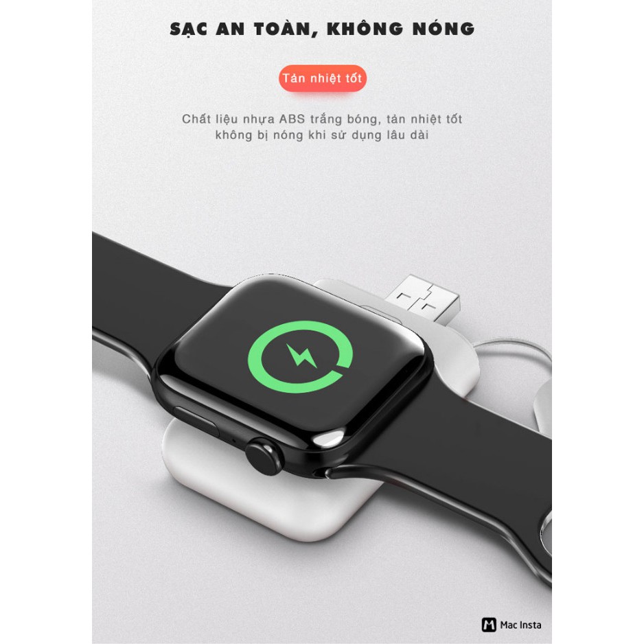 PIN SẠC DỰ PHÒNG MINI CHO ĐỒNG HỒ APPLE WATCH😊😊 THẾ HỆ MỚI