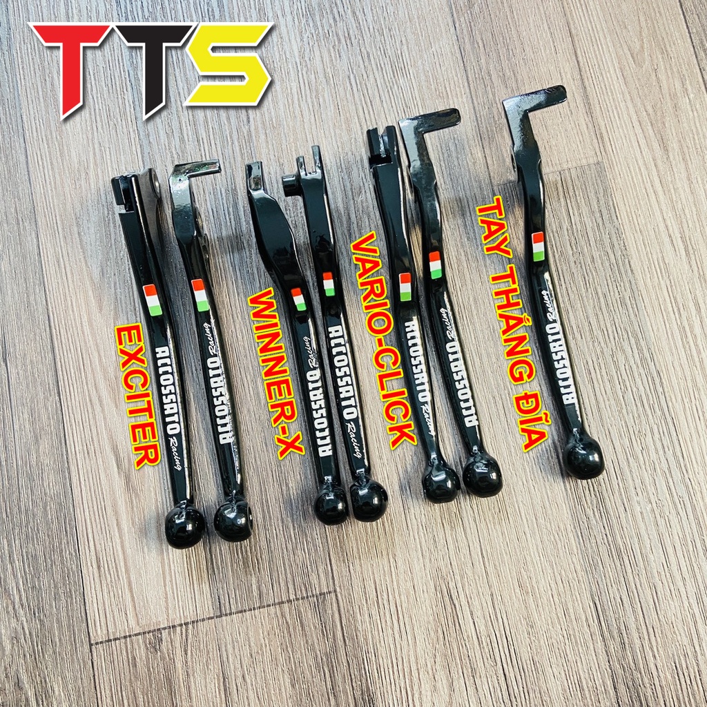 Tay thắng zin mod ACCOSSATO cho nhiều dòng xe Exxciter, Vario, Click, Sirius, Wave, Future thắng đĩa