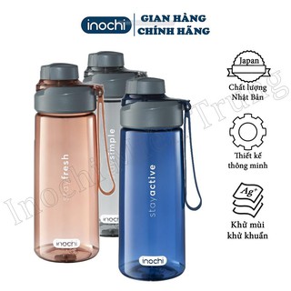 Bình nước thể thao, bình nước tập gym nhỏ gọn thiết kế đẹp Inochi - Kita Boost 670ml (VUI LÒNG IB SHOP ĐỂ CHỌN MÀU)