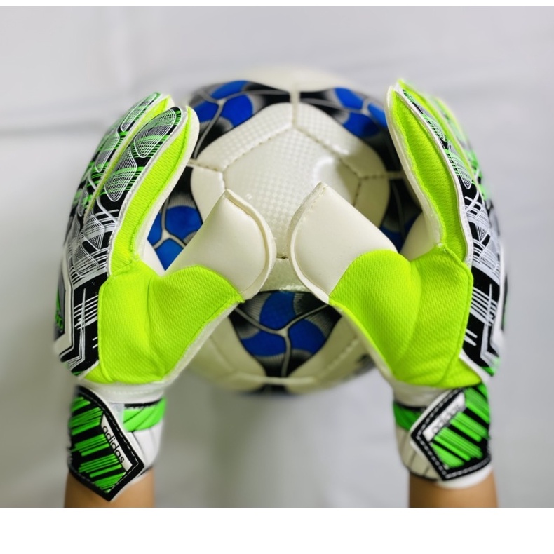 Găng Tay Thủ Môn, Găng Tay Bắt Bóng Adida TRẺ EM - NGƯỜI LỚN Có Xương Trợ Ngón  hàng đẹp chuẩn size
