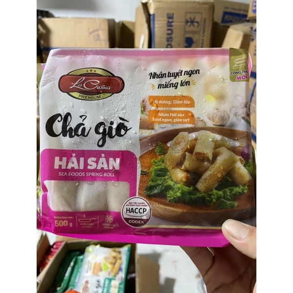 Chả giò hải sản/thịt heo gói 400-450g