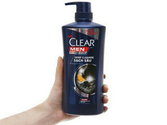 Dầu gội sạch Gàu Clearr Men than hoạt tính 650ml