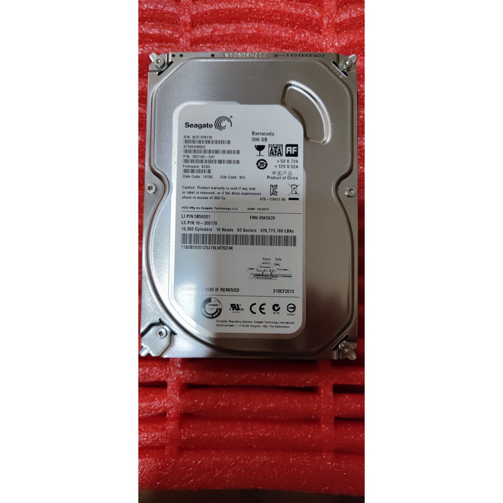 Ổ cứng HDD 500gb Seagate green giá rẻ hàng 99% như mới, Bảo hành 24 tháng