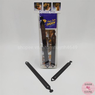 Sỉ 20 cây (10 vỉ) cuốn tóc - dụng cụ làm tóc - búi tóc đa năng loại răng cưa - Hình thật 100%