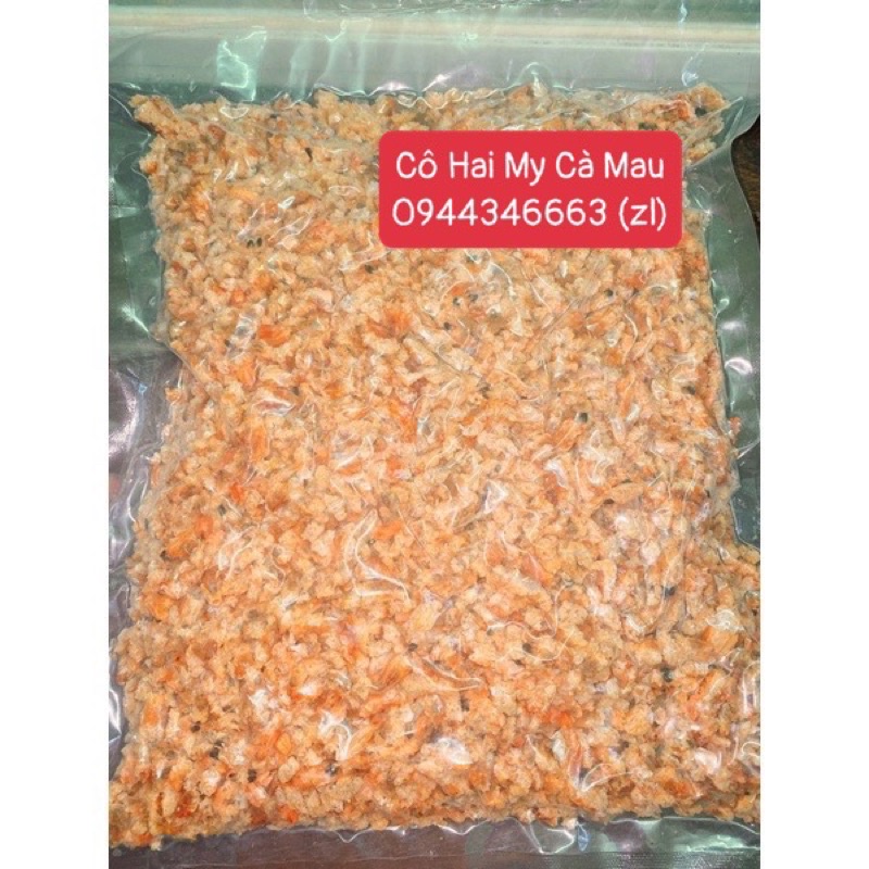 1kg thịt đầu tôm khô sạch vỏ cực ngon ngọt y hình