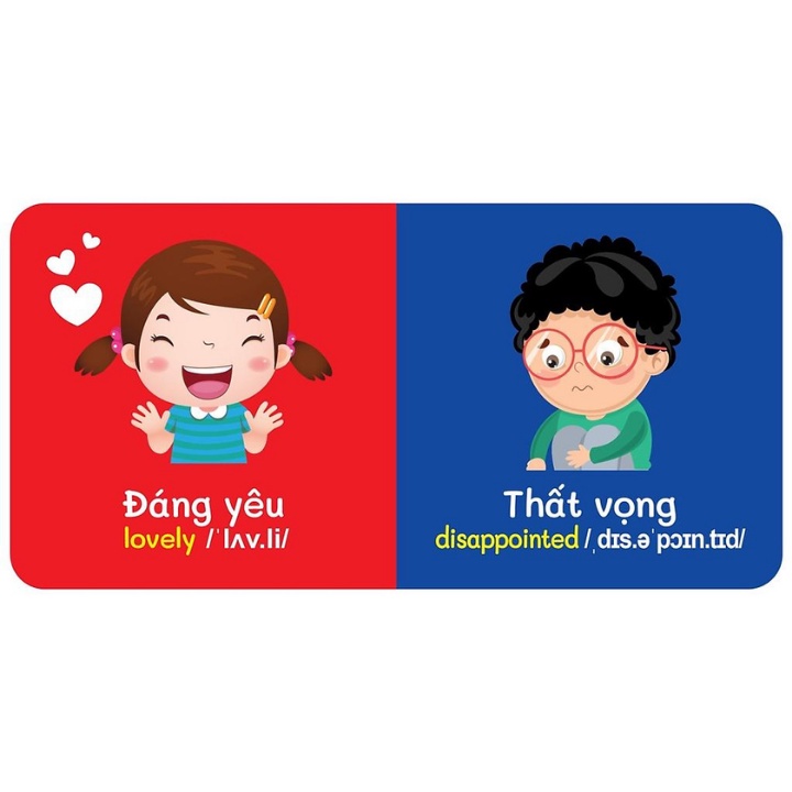 Sách - Từ Điển Bằng Hình Đầu Tiên Của Bé - Emotions - Cảm Xúc (Song Ngữ Anh - Việt)
