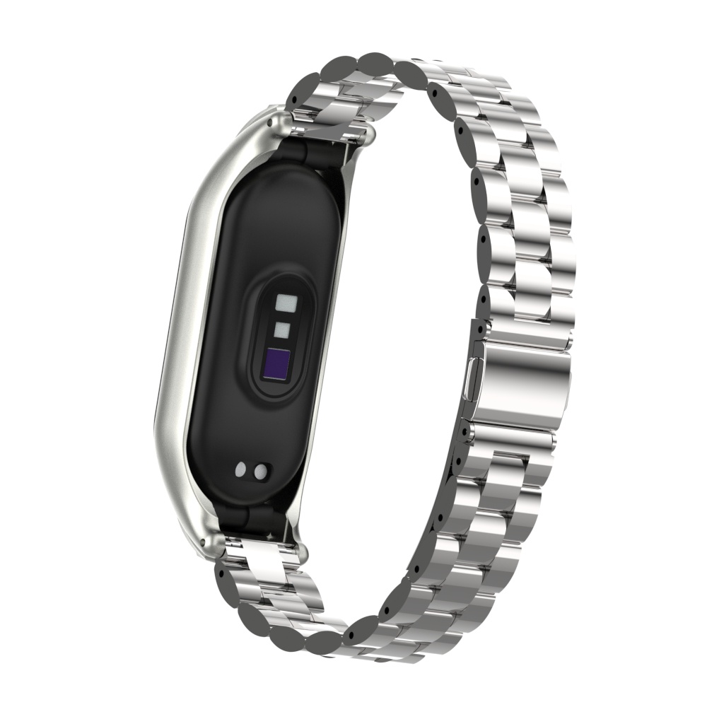 Dây Đeo Thay Thế Bằng Kim Loại Không Gỉ Cho Xiaomi Mi band 7 Mi band 6 / 5 / 4 / 3