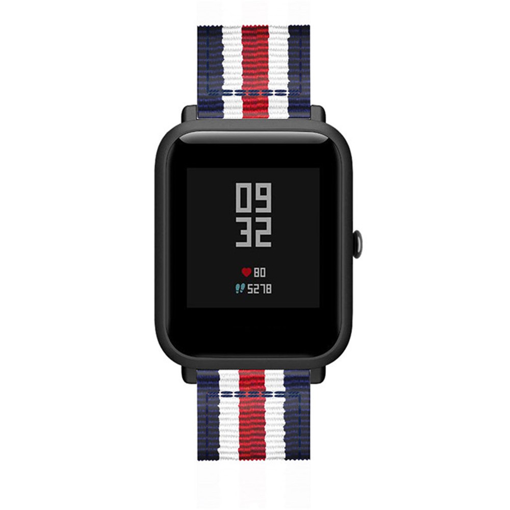 Dây Đeo Sợi Nylon Cho Đồng Hồ Thông Minh Xiaomi Huami Amazfit Bip Lite Youth 20mm