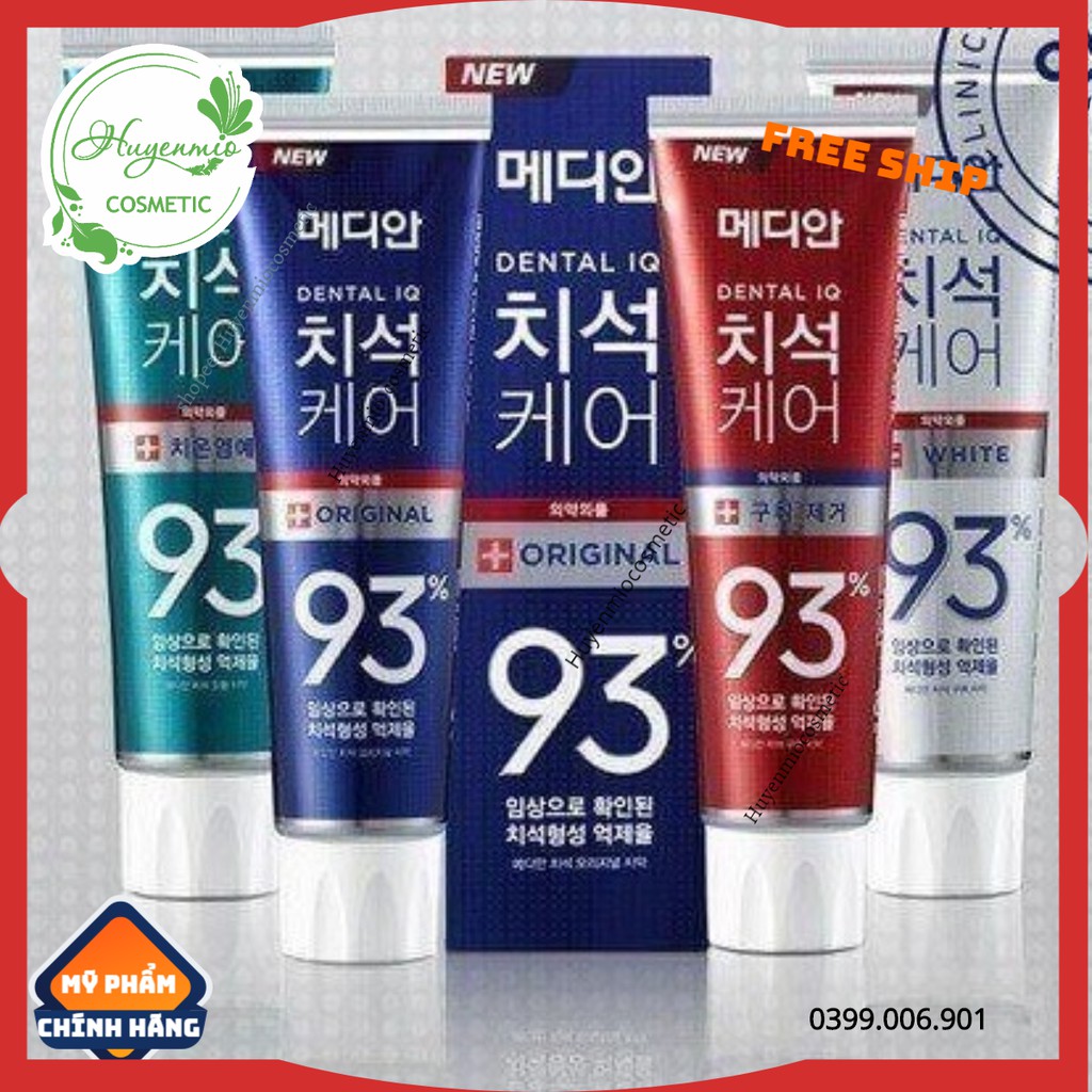 Kem đánh răng Median 93 Dental IQ Toothpaste 93% - 120gr