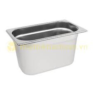Khay Inox Cao Cấp Đựng Topping, Gia Vị hoặc Thức ăn (26.5x16.4cm - KHÔNG LỖ)