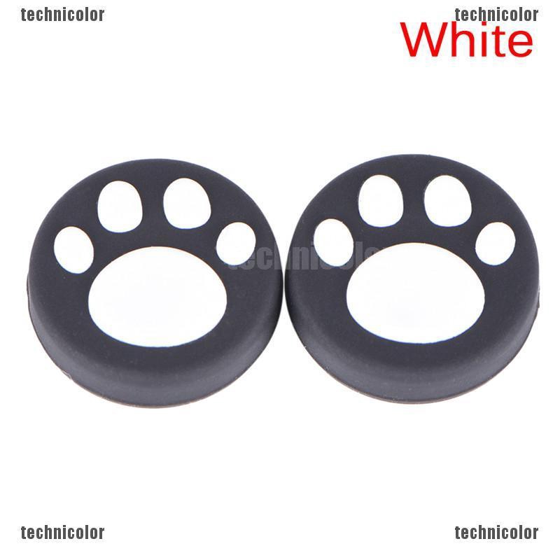 Bộ 2 Nút Bọc Cần Điều Khiển Chơi Game PS3 PS4 Xbox One Hình Dấu Chân Mèo Bằng Silicone
