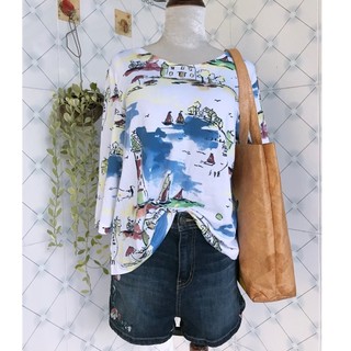 Áo thun hoạ tiết xuất dư có big size