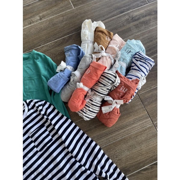 Áo thun dài tay xuất dư Gap