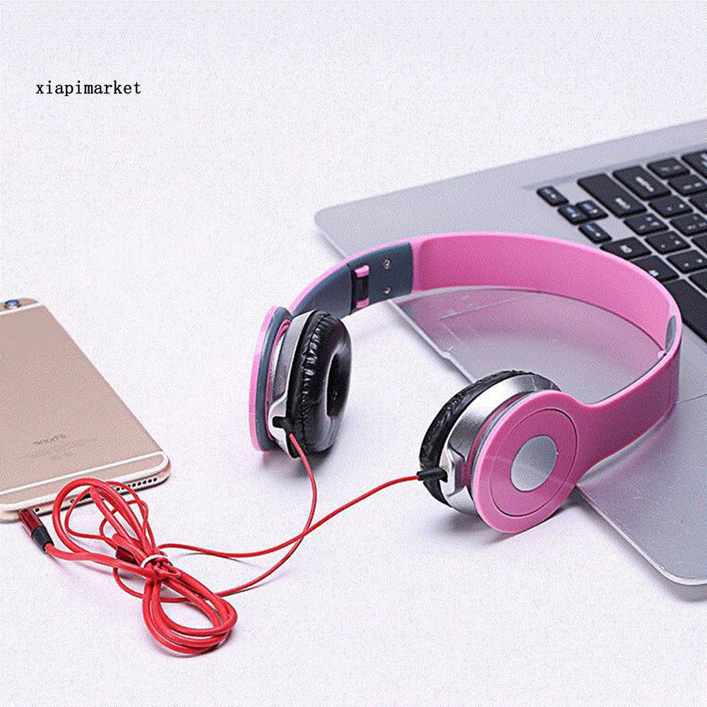 Tai Nghe Trùm Đầu Có Dây Điều Chỉnh Kích Thước 3.5mm