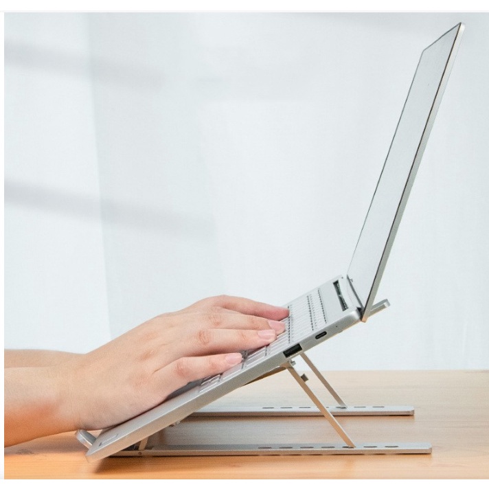 Giá đỡ máy tính, laptop, máy tính bảng, macbook,ipad, kệ đỡ điện thoại bằng nhôm cao cấp tản nhiệt, sử dụng tiện lợi