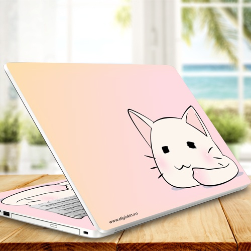 Miếng Dán Laptop - Mẫu hình Mèo hồng cute - Dán cho Dell, Hp, Asus, Lenovo, Acer, MSI, Surface,Vaio, Macbook | BigBuy360 - bigbuy360.vn