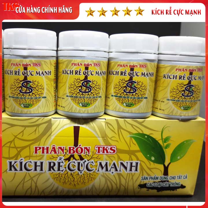 Phân Bón  Kích Rễ Cực Mạnh TKS - Kích Rễ, Kích Chồi, Vọt Ngọn - Hủ 40 ml