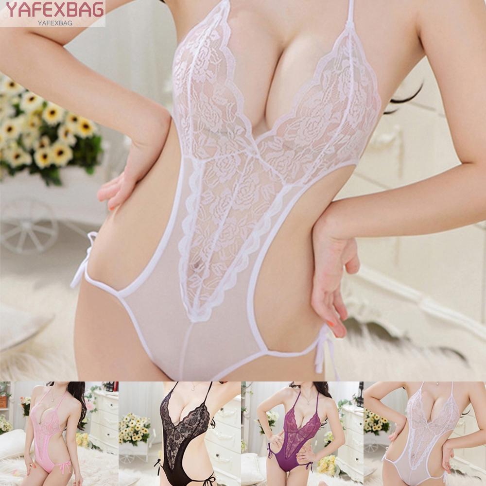 Women's Lace Lingerie Nightwear Underwear G-string  Sleepwear Jumpsuits