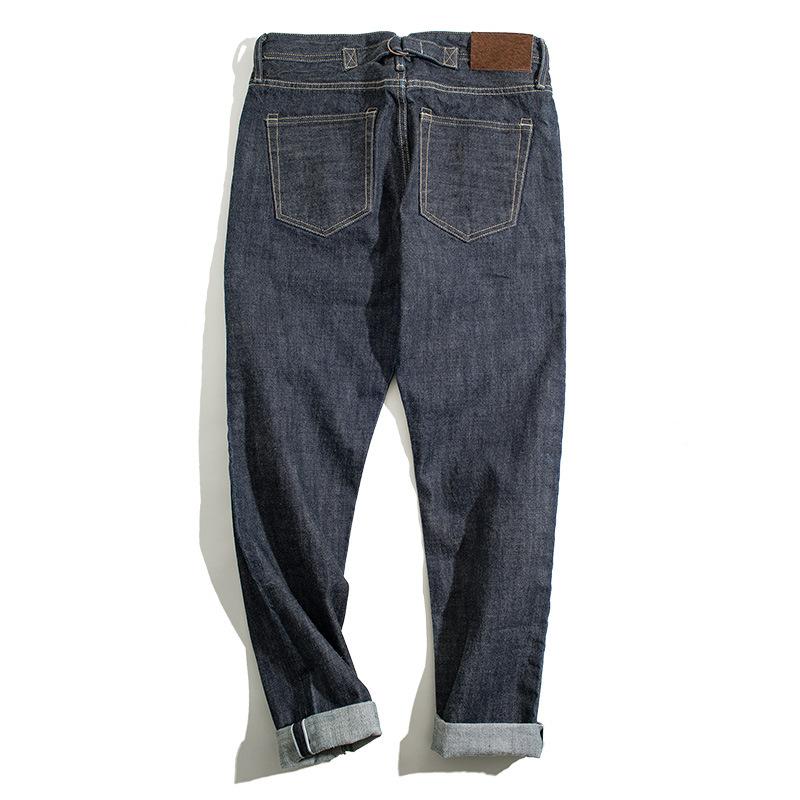 Quần jean nam MADEN ống đứng kiểu màu kaki đậm kiểu Mỹ phong cách retro