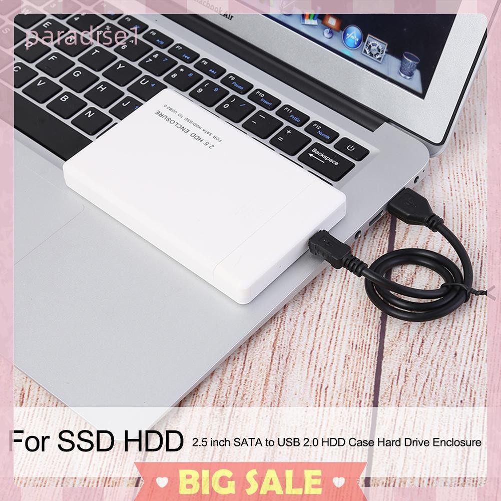 Hộp Đựng Ổ Cứng Ngoài 2.5 inch SATA Sang USB 2.0 | BigBuy360 - bigbuy360.vn