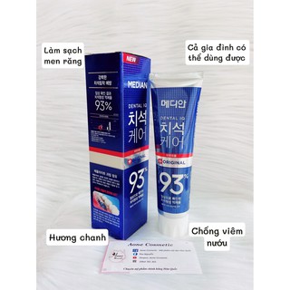 Kem Đánh Trắng Răng Median 93% Tooth-Paste 120gr