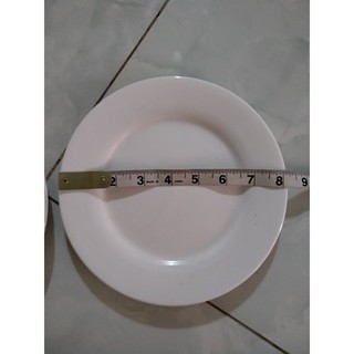 5 ĐĨA SỨ TRẮNG 20CM