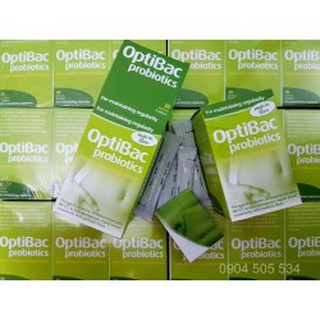 Men vi sinh Optibac xanh ông vua trị táo bón 30 gói
