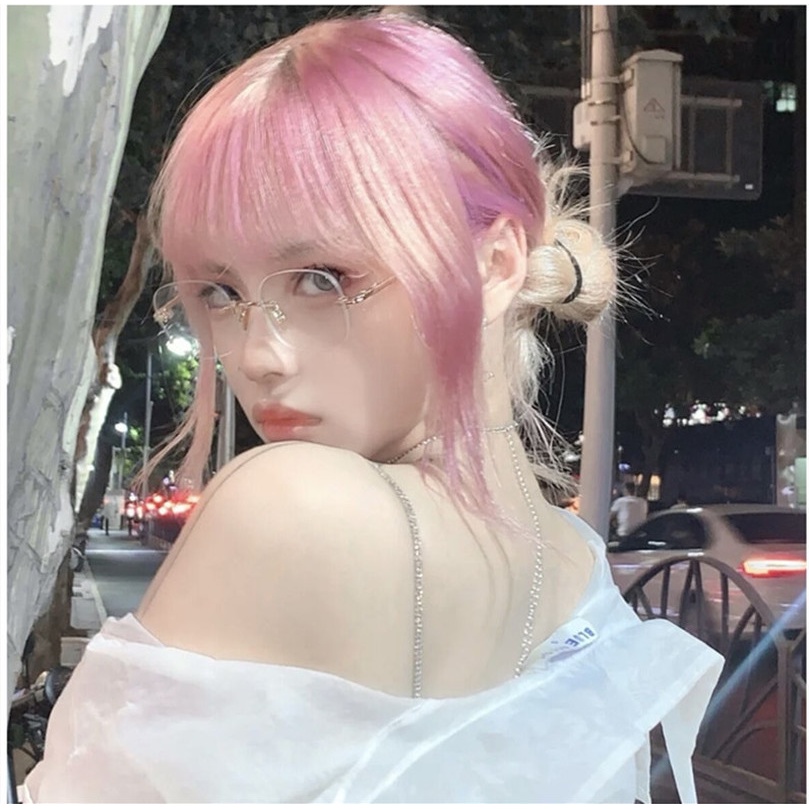 COD Mát Không Gọng Chống Ánh Sáng Xanh Thời Trang Phong Cách Retro Hàn Quốc Unisex Kính