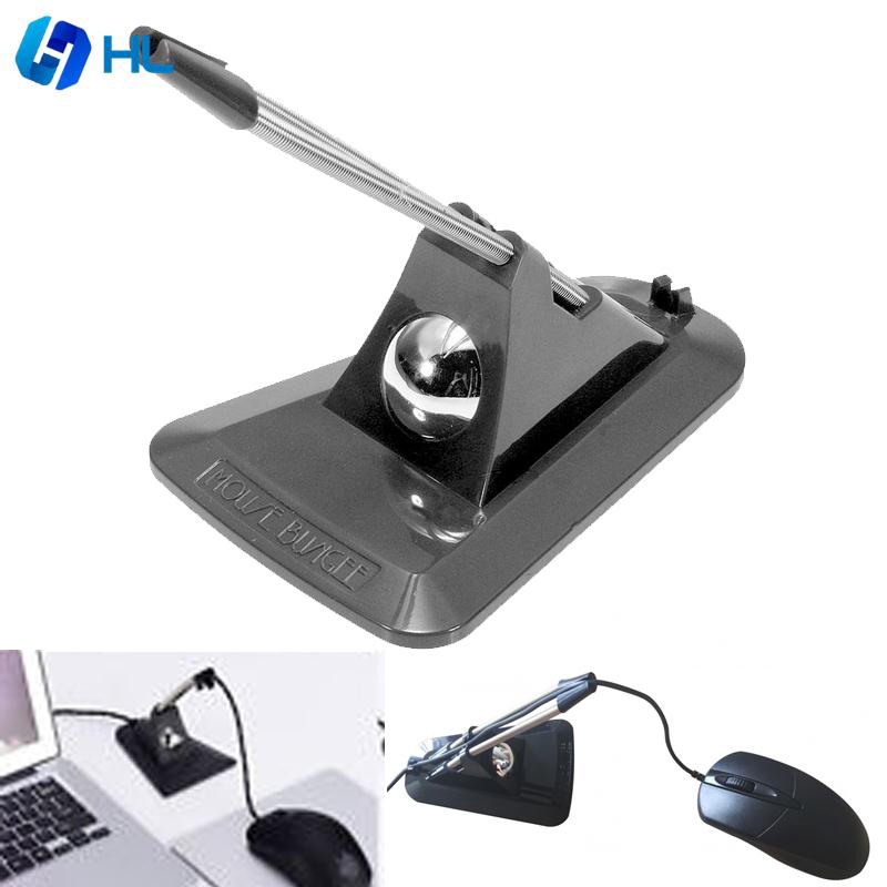 Universal Flexible Mouse Bungee Cord Cable Clip Line Organizer Holder Black | BigBuy360 - bigbuy360.vn
