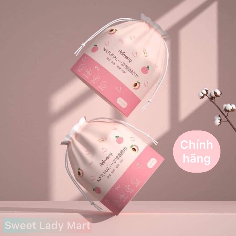 Khăn Mặt Khô Animerry Chính Hãng Khăn Giấy Lau Đa Năng Dùng 1 Lần Lau Khô Lau Ướt