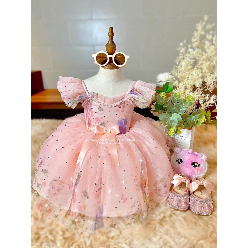 VOAN LƯỚI ELSA ĐÍNH SAO LẤP LÁNH